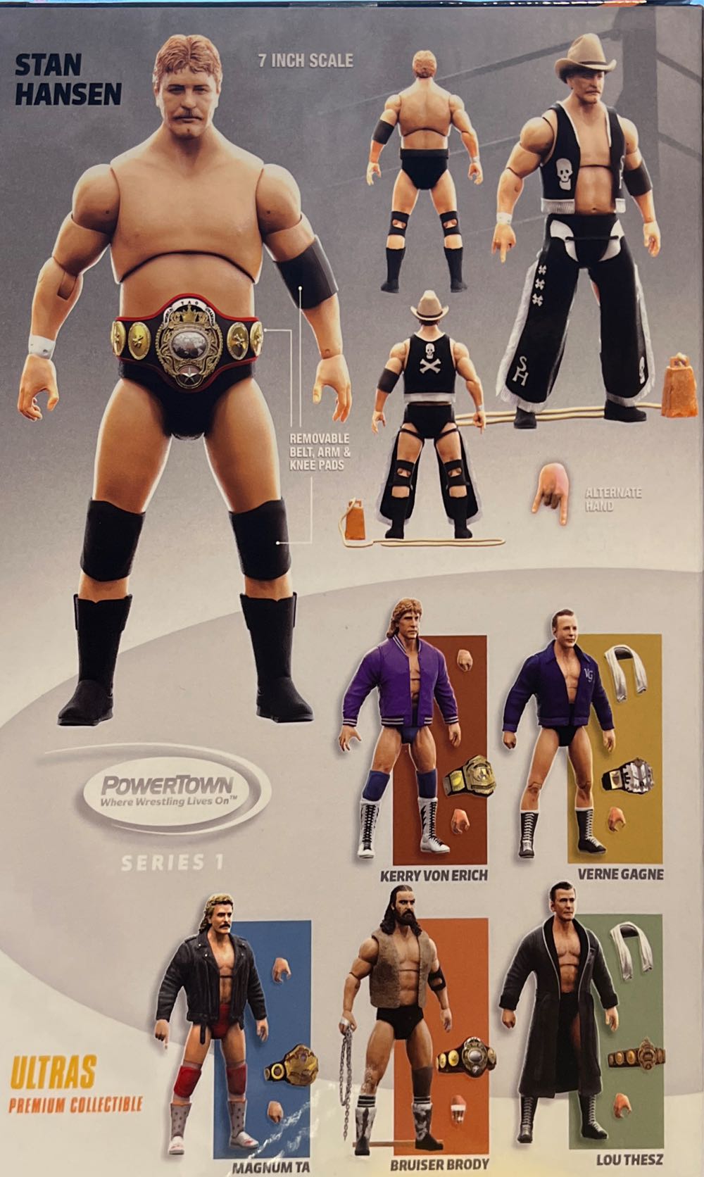 Stan Hansen - Powertown (WWE) action figure collectible - Main Image 2