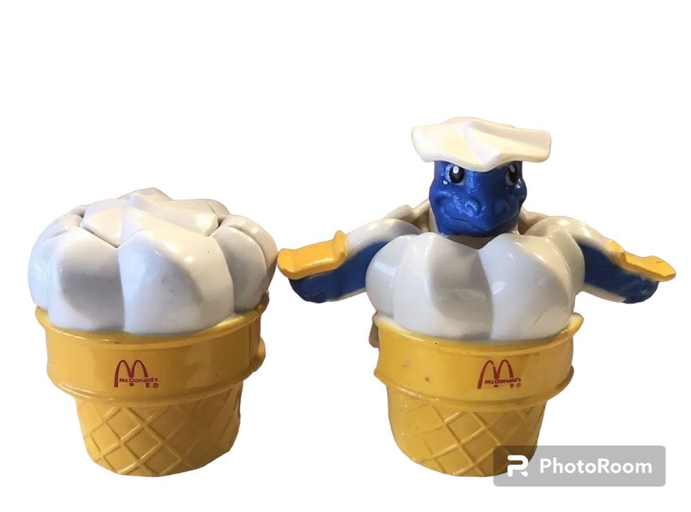 McDino Changeables: McDino Cone - McDonalds (McDonalds Happy Meal Toy) action figure collectible - Main Image 1