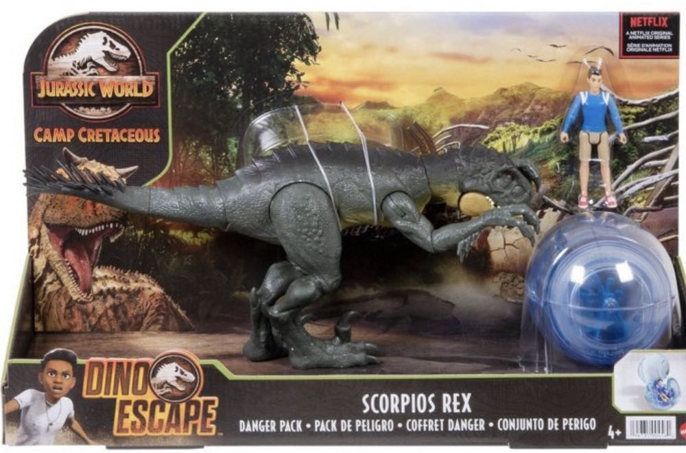 Jurassic World: Gyrosphere (single rider) - Mattel (Jurassic World: Camp Cretaceous: Dino Escape: Super Colossal) action figure collectible - Main Image 2