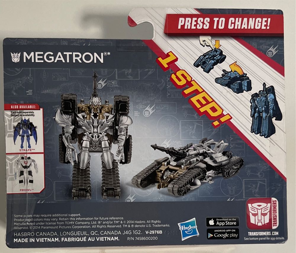 Megatron - Hasbro (Transformers: Age Of Extinction) action figure collectible [Barcode 630509251995] - Main Image 2