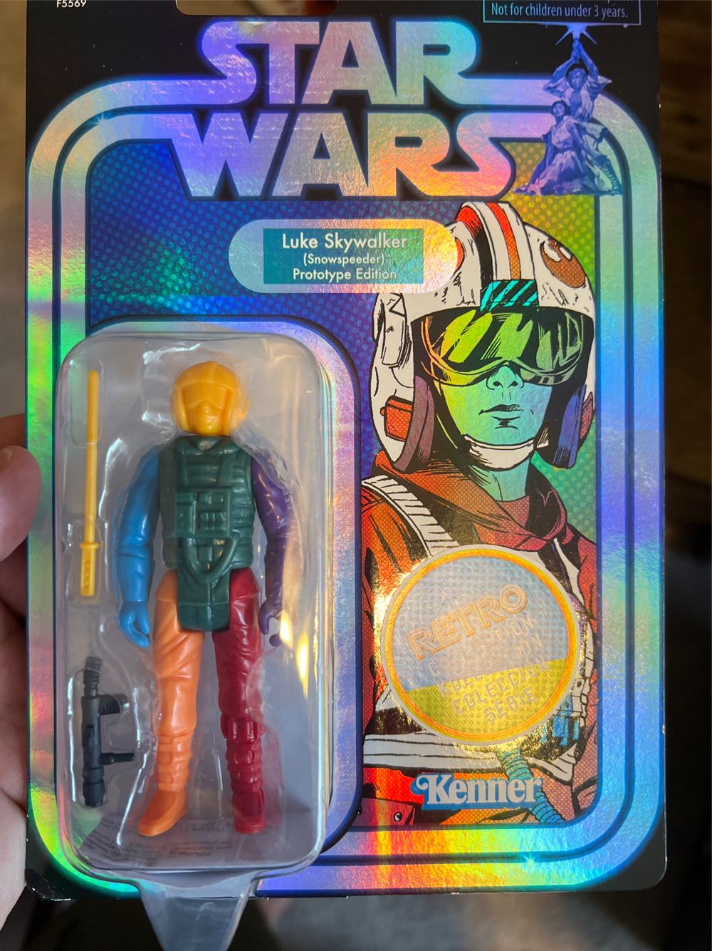 Star Wars Rotj Laser Rifle Carry Case For Action Figures Kenner No. 71530