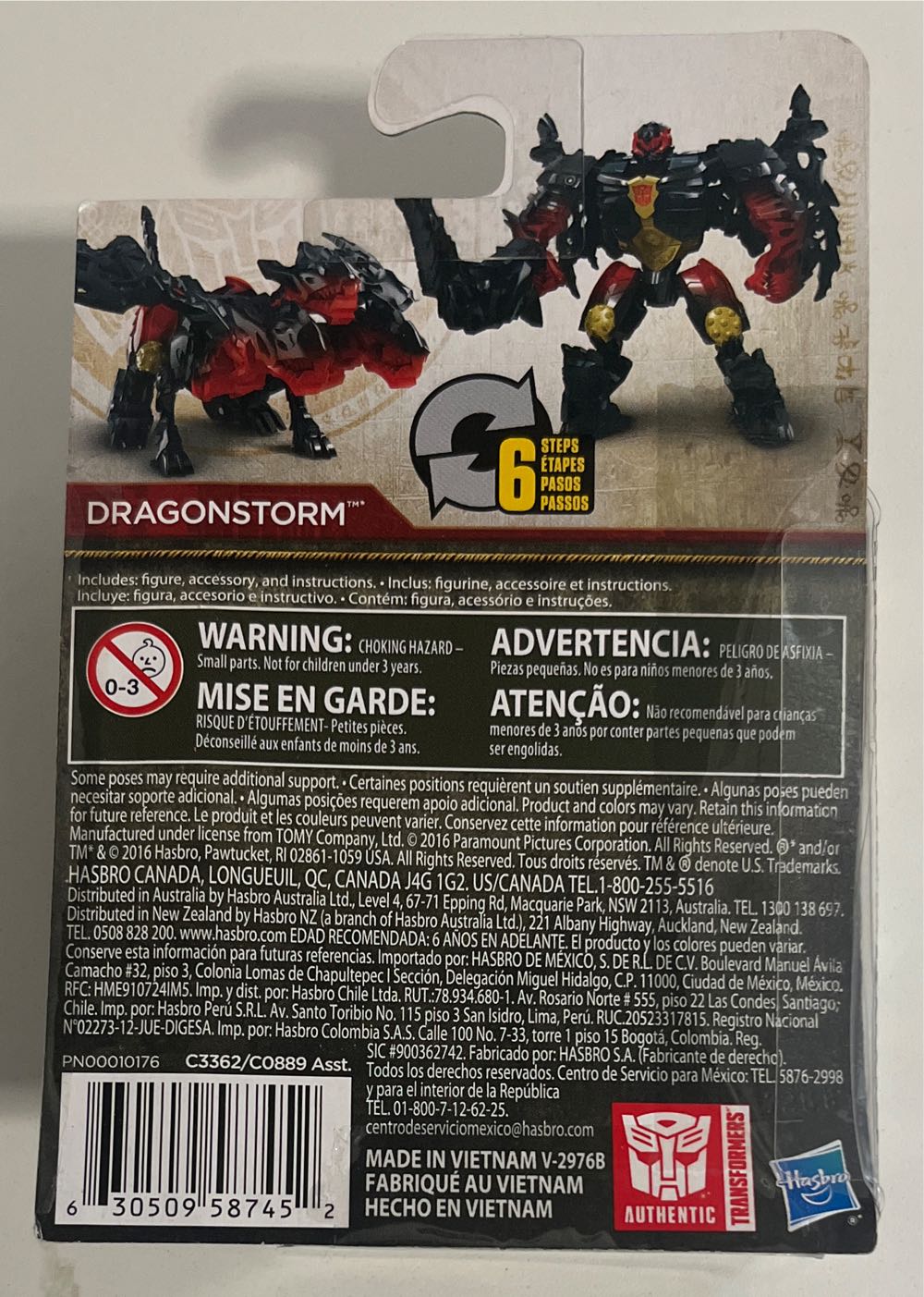 Dragonstorm - Hasbro (Transformers: The Last Knight) action figure collectible [Barcode 630509587452] - Main Image 2