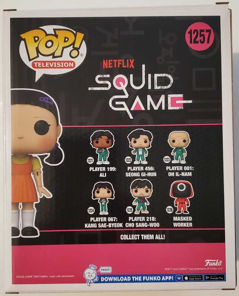 1257 Young-hee Doll (Size) - Squid Game - Funko (Funko Pop! Super) action figure collectible [Barcode 889698652636] - Main Image 4