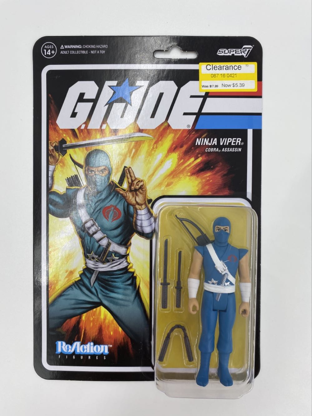 G.I.Joe: Ninja Viper - Super7 (ReAction Figures) action figure collectible - Main Image 2