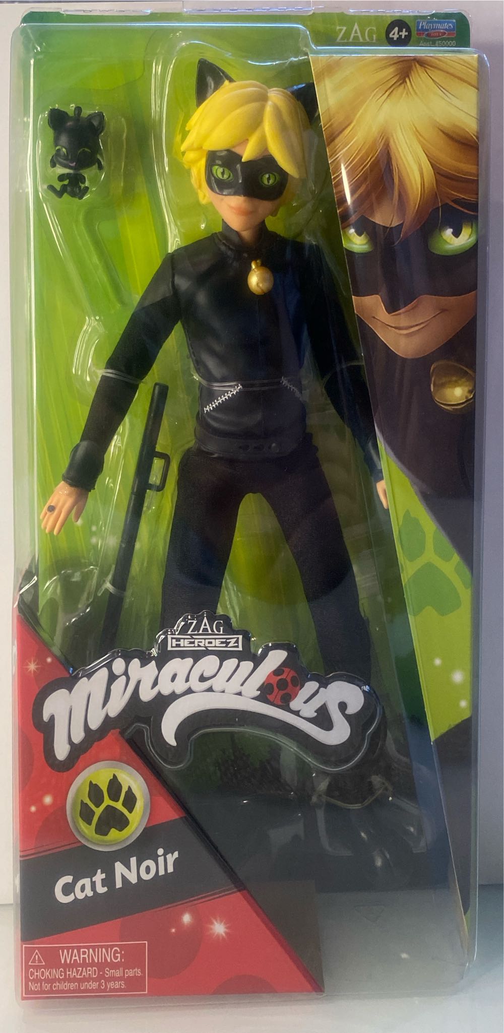 Miraculous: Cat Noir - Playmates (Miraculous: Tales of Ladybug & Cat Noir) action figure collectible [Barcode 043377500025] - Main Image 2