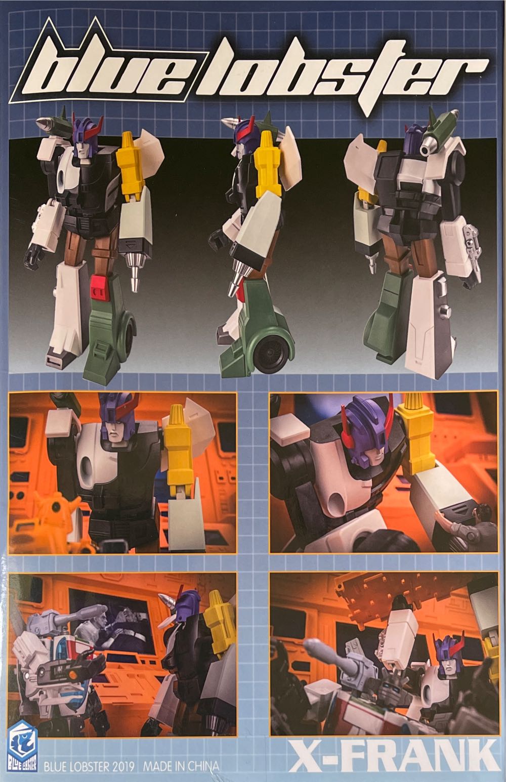 X-Frank - Blue Lobster (Transformers 3rd Party) action figure collectible - Main Image 4
