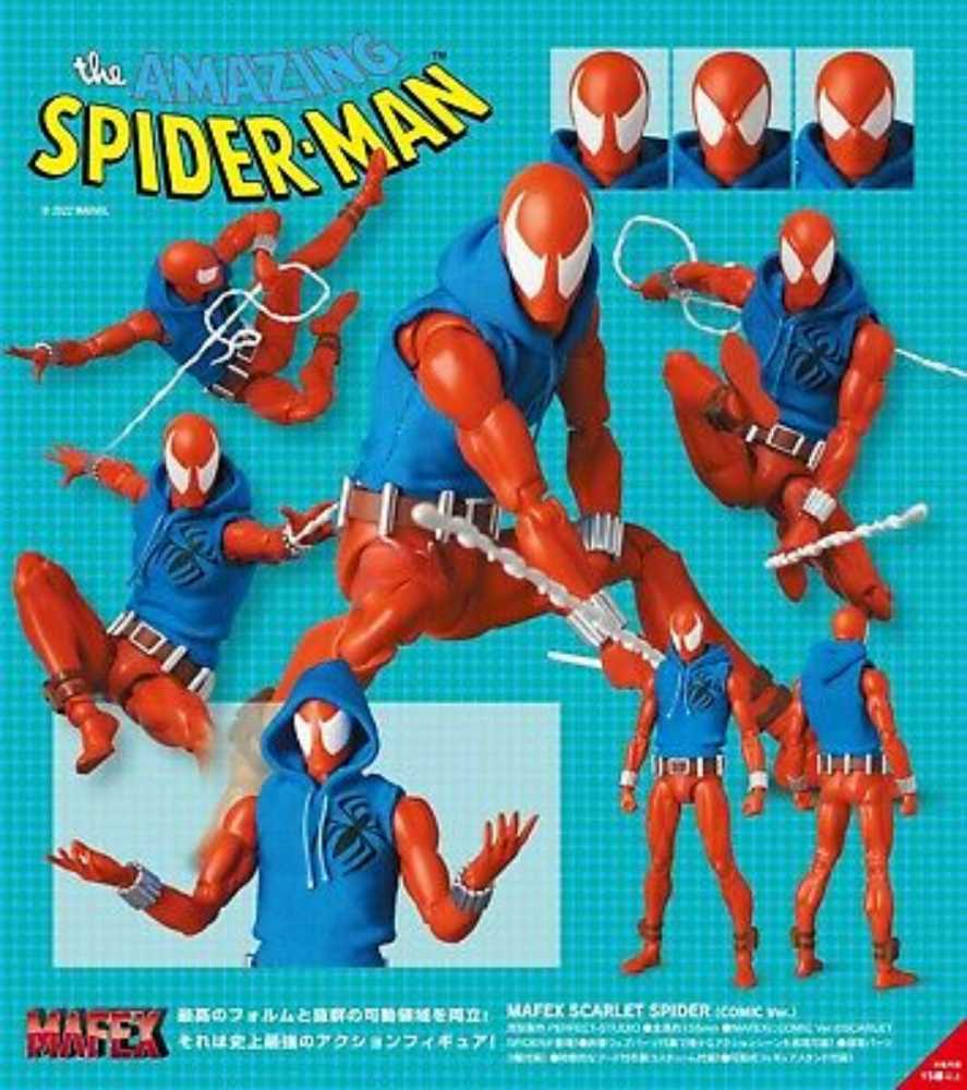 Mafex No.186 Scarlet Spider-Man - Medicom (Spider-Man) action figure collectible [Barcode 4530956471860] - Main Image 4