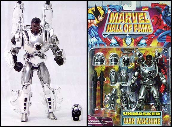 War Machine [Unmasked] - Toy Biz (Marvel - Hall of Fame) action figure collectible - Main Image 2
