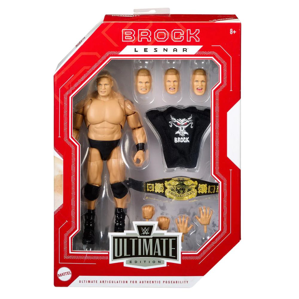 WWE Ultimate Edition Brock Lesnar (Walmart Exclusive) - Mattel (WWE Ultimate Edition) action figure collectible - Main Image 1