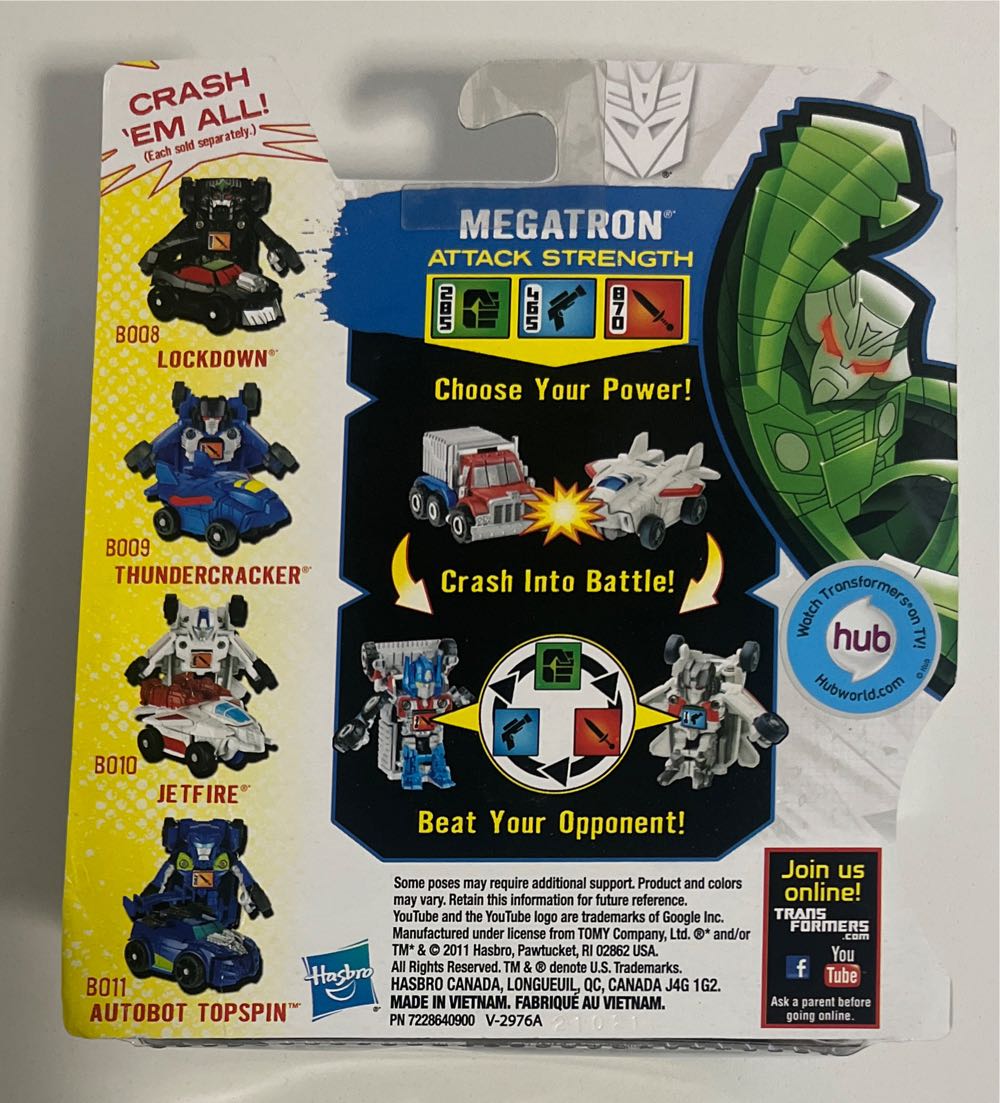 Megatron - Hasbro (Transformers: Bot Shots) action figure collectible [Barcode 653569744184] - Main Image 2