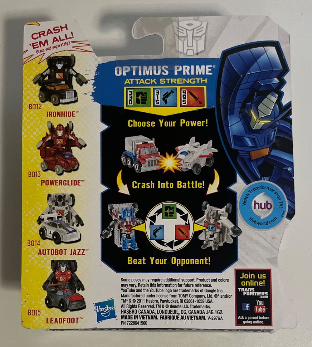 Optimus Prime - Hasbro (Transformers: Bot Shots) action figure collectible [Barcode 653569744177] - Main Image 2