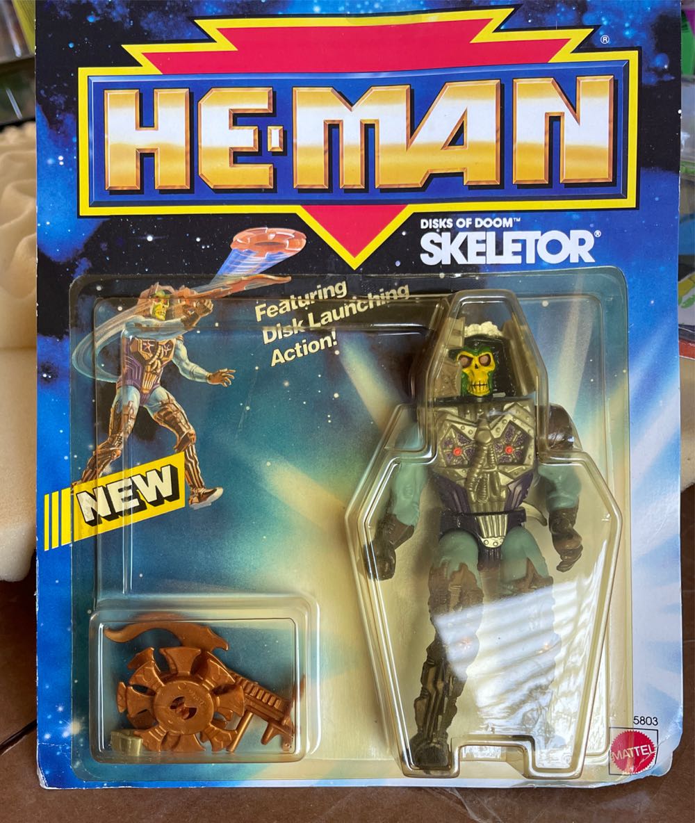 Motu New Adventures Of Doom Skeletor Accessory Man He Disks  action figure collectible [Barcode 074299058035] - Main Image 2