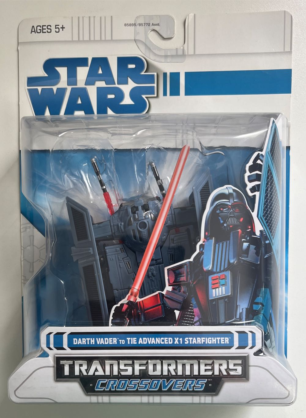 Hasbro Star Wars Transformers Darth Vader to Tie Advanced X1 Starfighter - Hasbro (Transformers: Crossovers) action figure collectible [Barcode 653569356950] - Main Image 1