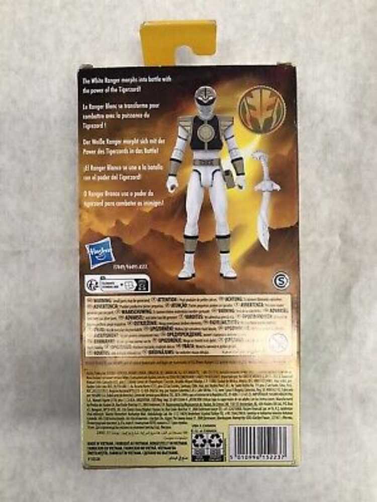 Mighty Morphin Power Rangers- White Ranger VHS 30th Anniversary  - Hasbro (Mighty Morphin Power Rangers) action figure collectible [Barcode 5010996152237] - Main Image 2