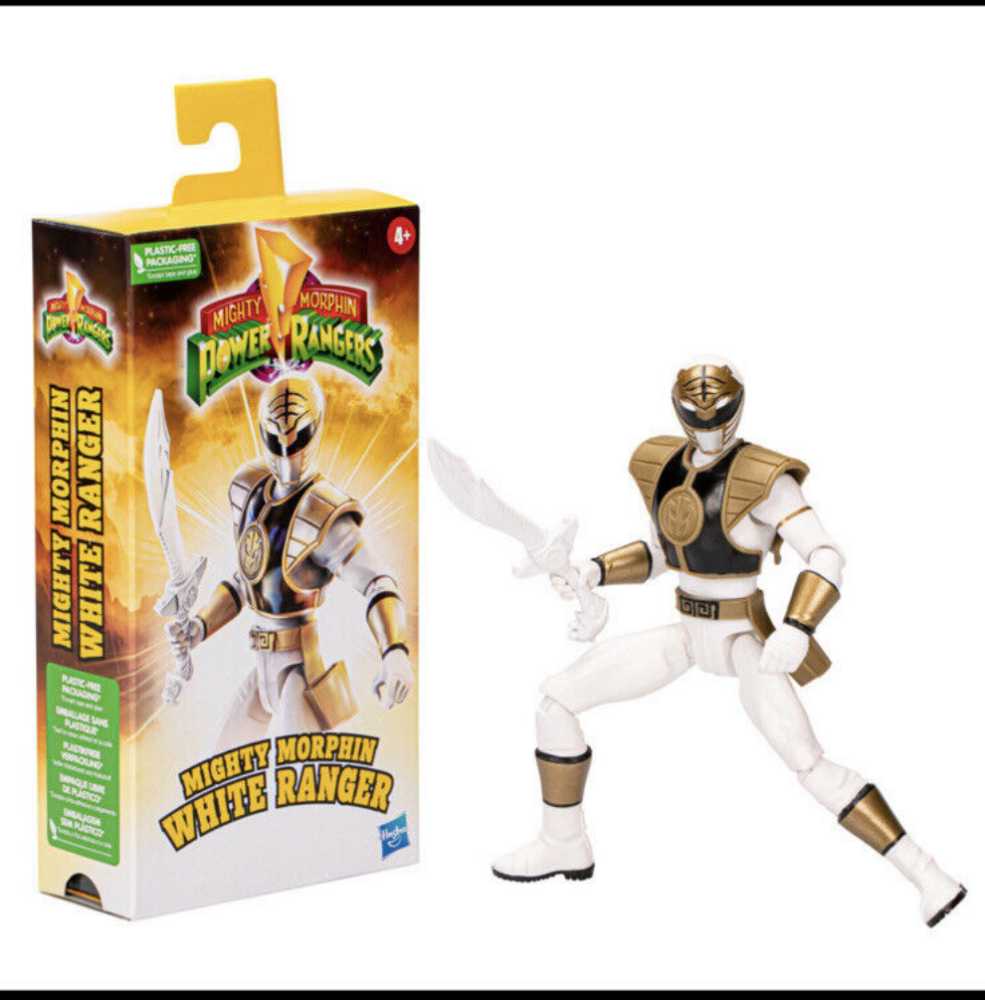 Mighty Morphin Power Rangers- White Ranger VHS 30th Anniversary  - Hasbro (Mighty Morphin Power Rangers) action figure collectible [Barcode 5010996152237] - Main Image 3