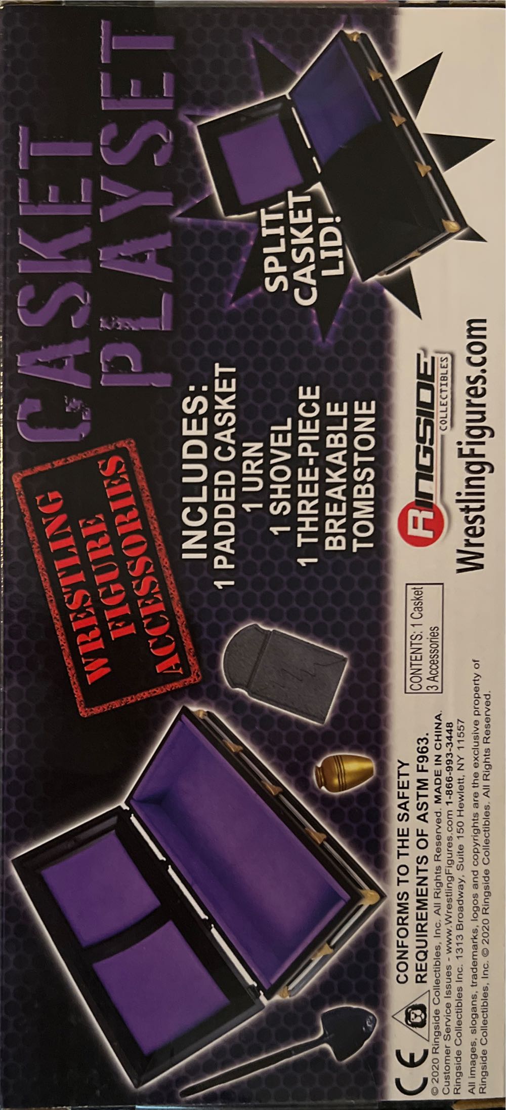 Casket Playset (Black) - Ringside collectibles (Wrestling) action figure collectible - Main Image 2