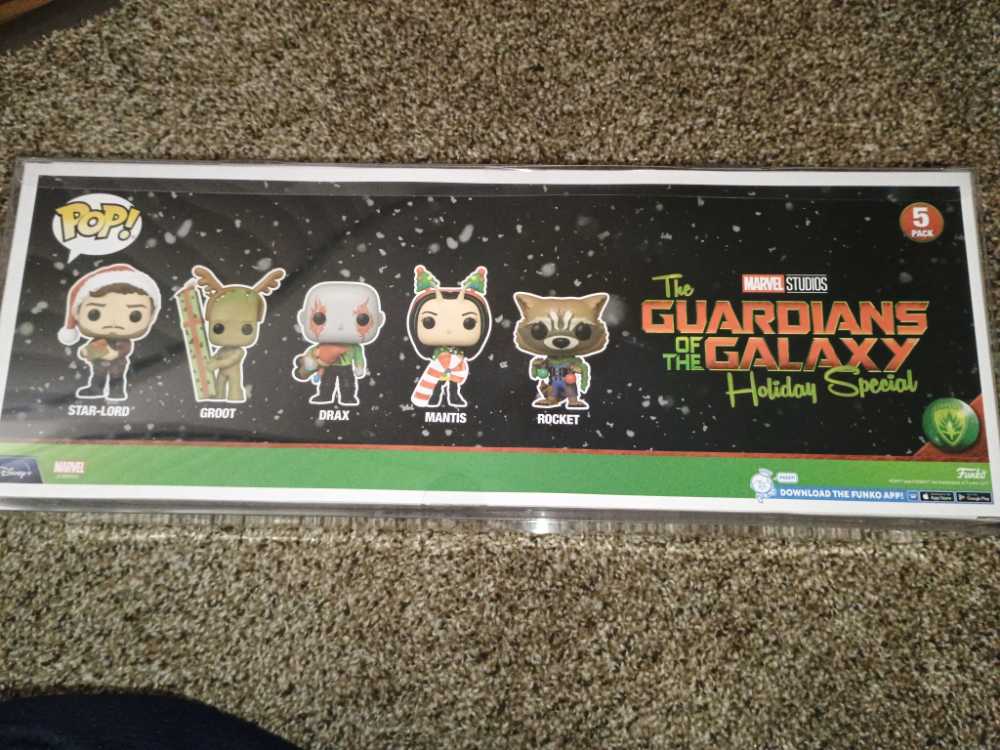 5-Pack Marvel: Holiday Guardians Of The Galaxy - Funko action figure collectible [Barcode 889698663458] - Main Image 2
