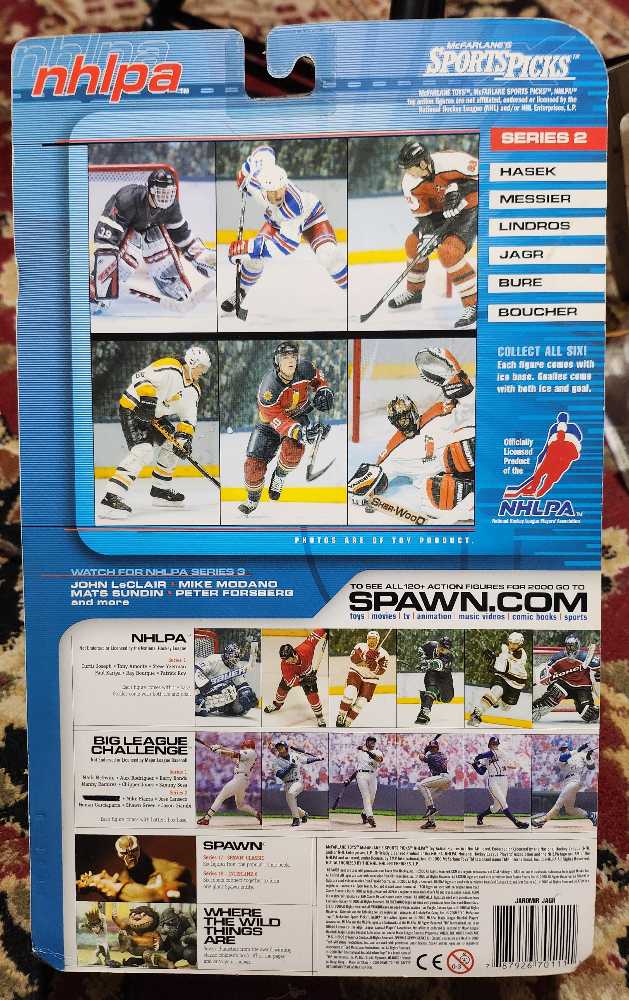 McFarlane Jaromir Jagr Series 2 - Pittsburgh Penguins  - McFarlane (McFarlane Sports Picks) action figure collectible [Barcode 787926701111] - Main Image 2