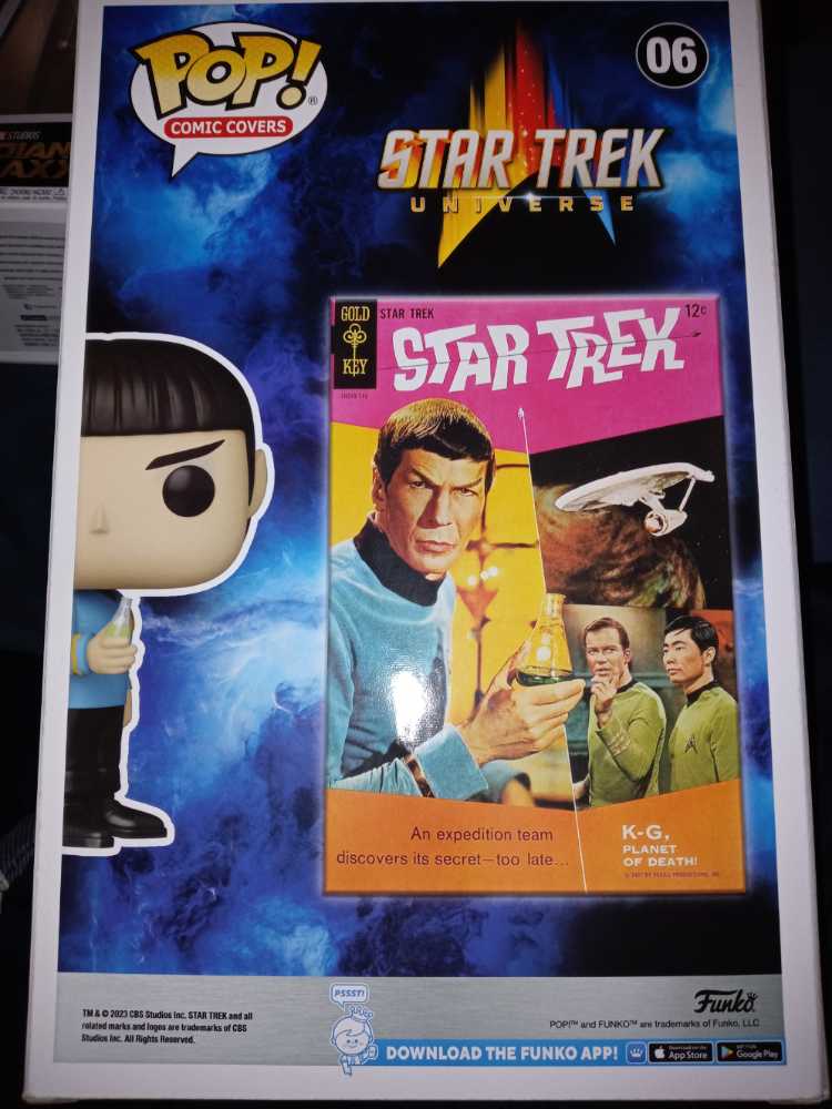 Funko Pop Comic Cover Star Trek Spock #06 - Funko (Comic Covers) (Comic Covers (Star Trek Spock)) action figure collectible [Barcode 889698725002] - Main Image 2