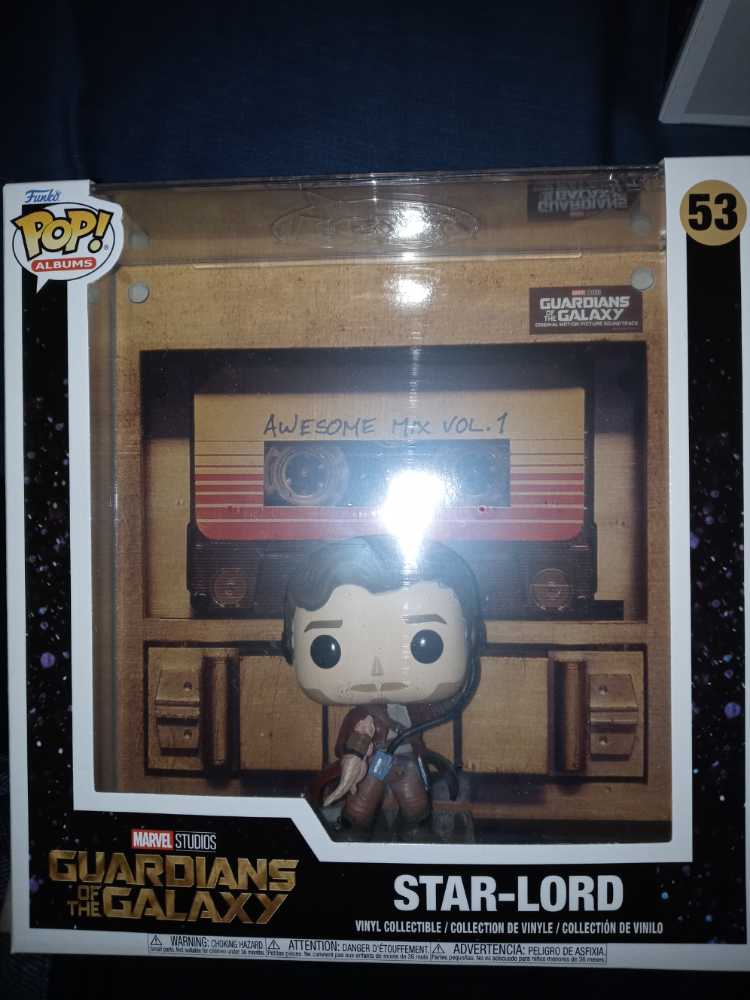 Albums: Guardians Of The Galaxy: Awesome Mix Vol. 1 Star-lord #53 - Funko (Album) (Album (Awesome Mix Vol. 1: Star-Lord)) action figure collectible [Barcode 889698708975] - Main Image 1