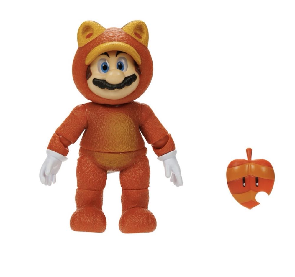 Super Mario - Movie - Tanooki Mario - Jacks Pacific (The Super Mario Bros. Movie) action figure collectible [Barcode 192995418202] - Main Image 4