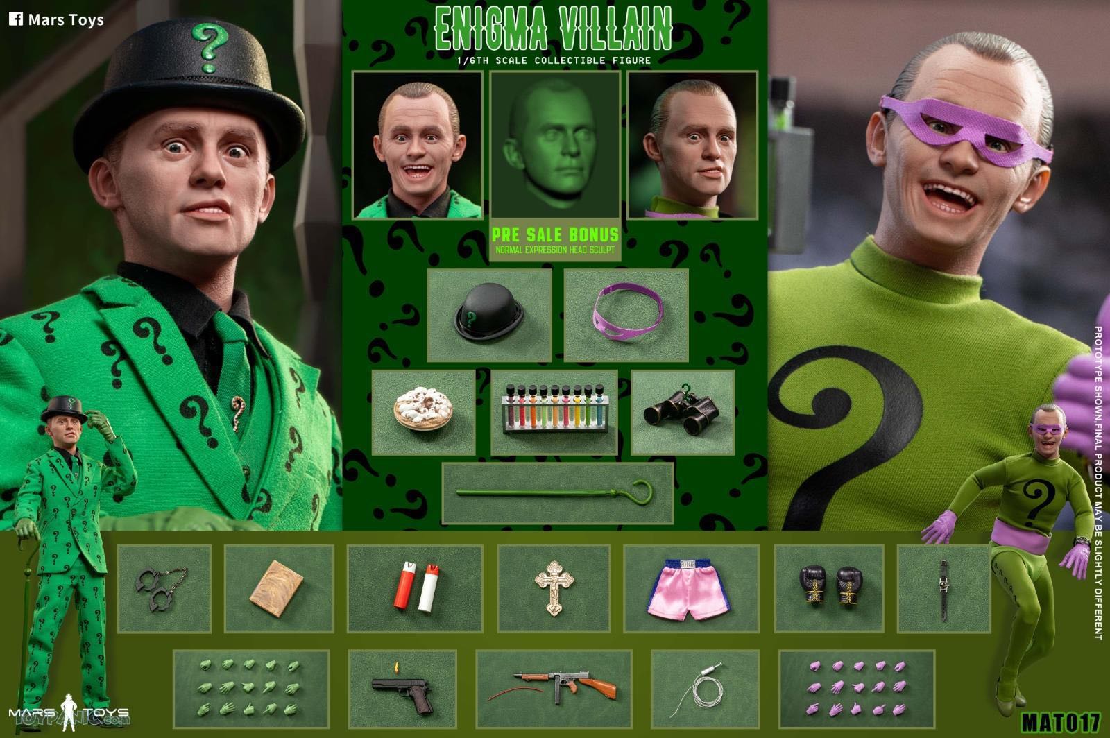Enigma Villain (Riddler) - Mars Toys (Batman (1966)) action figure collectible - Main Image 10