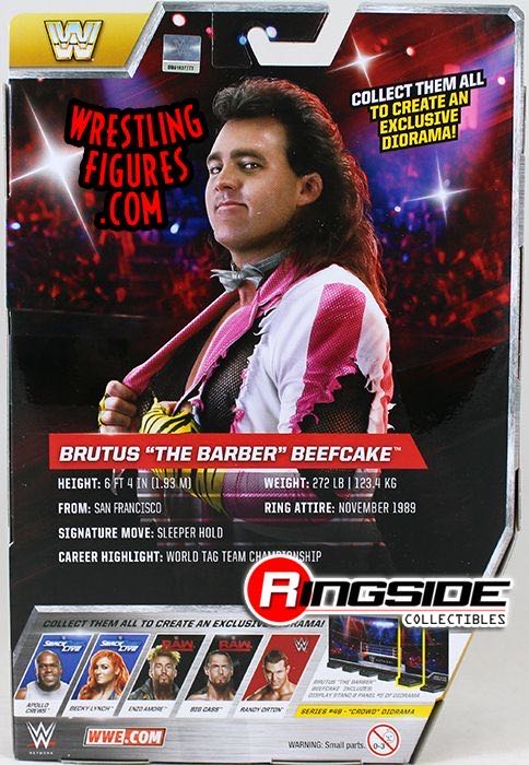 Brutus ”The Barber” Beefcake - Mattel (Mattel Elite Collection) action figure collectible - Main Image 2
