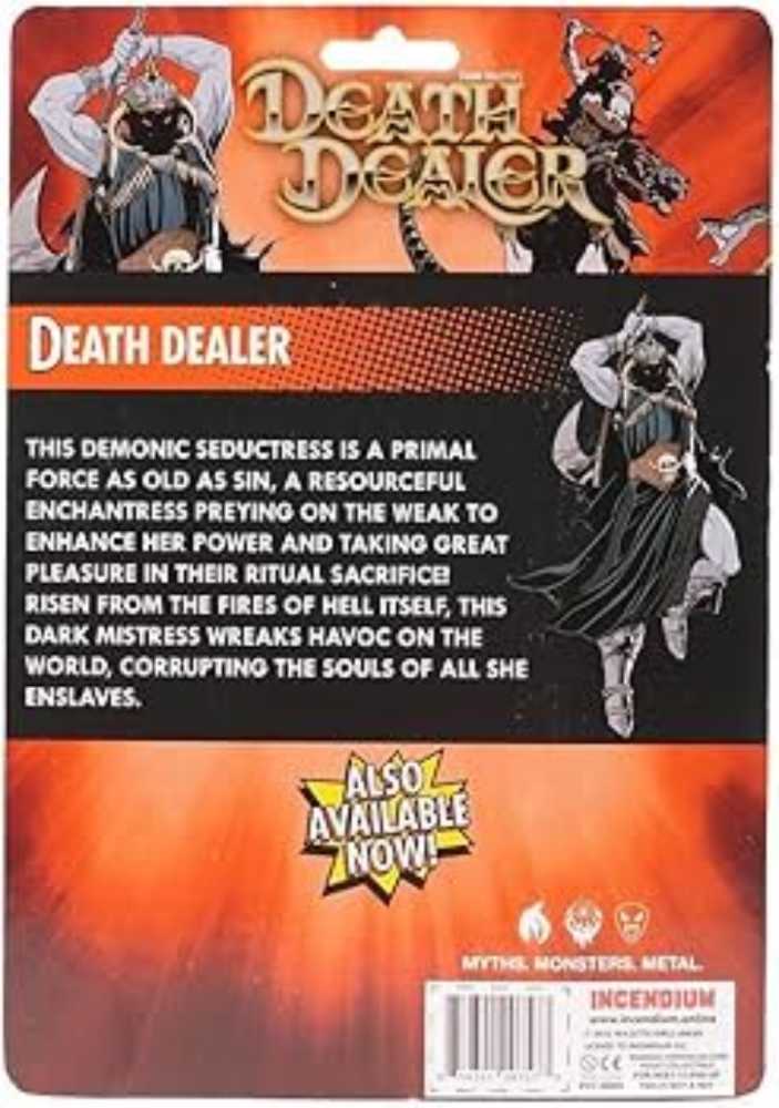 Incendium Frank Frazetta’s Death Dealer Blood Splatter Exclusive Figure SDCC 2022  action figure collectible [Barcode 859301007573] - Main Image 3