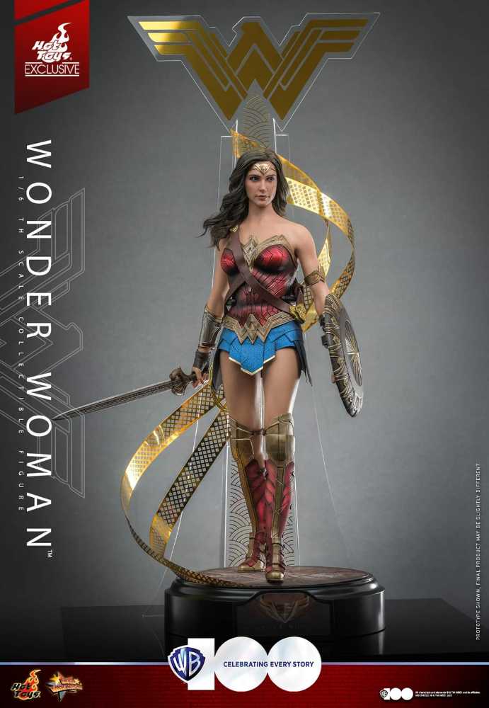 Wonder Woman, WB 100 - Hot Toys (Zack Snyder’s Justice League (2021)) action figure collectible - Main Image 2