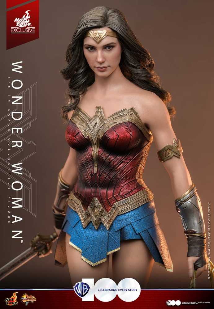 Wonder Woman, WB 100 - Hot Toys (Zack Snyder’s Justice League (2021)) action figure collectible - Main Image 4