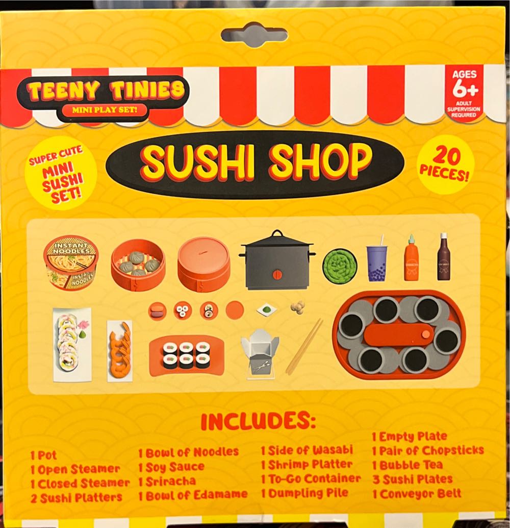 Teeny Tinies Sushi Mini Food Playset  action figure collectible [Barcode 840287909364] - Main Image 2