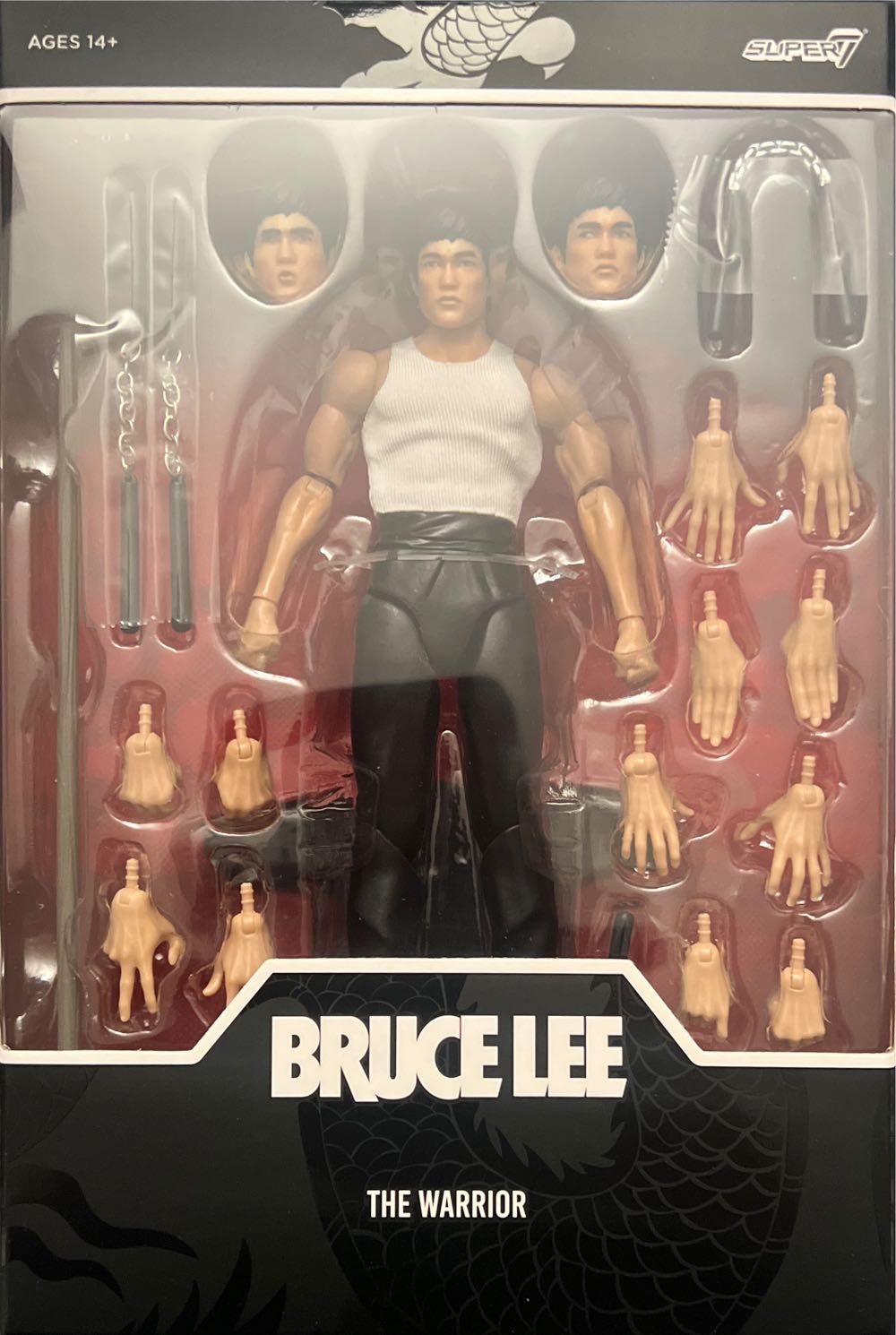 Bruce Lee Ultimates! Wave 1 The Warrior Ultimates Super7 - Super7 (Bruce Lee) action figure collectible [Barcode 840049823389] - Main Image 4