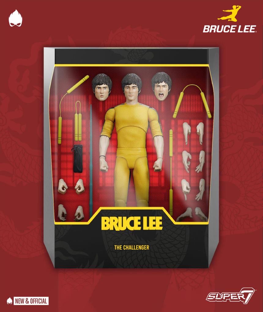 zMovie Legends: Game Of Death - Bruce Lee (The Challenger) - Super 7 (Super 7 Ultimates) action figure collectible [Barcode 840049823372] - Main Image 2