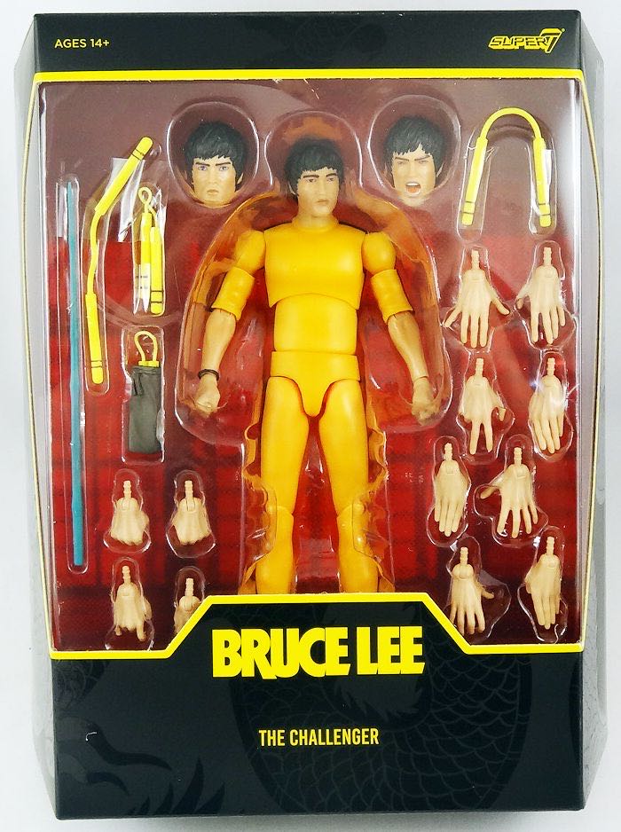 zMovie Legends: Game Of Death - Bruce Lee (The Challenger) - Super 7 (Super 7 Ultimates) action figure collectible [Barcode 840049823372] - Main Image 4