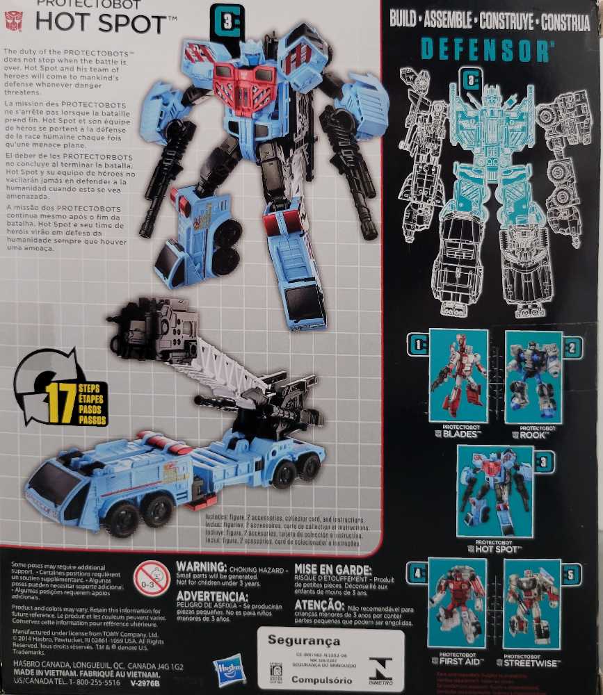 Hot Spot Defensor Protectobot 3/5 - Hasbro (Combiner Wars) action figure collectible - Main Image 3