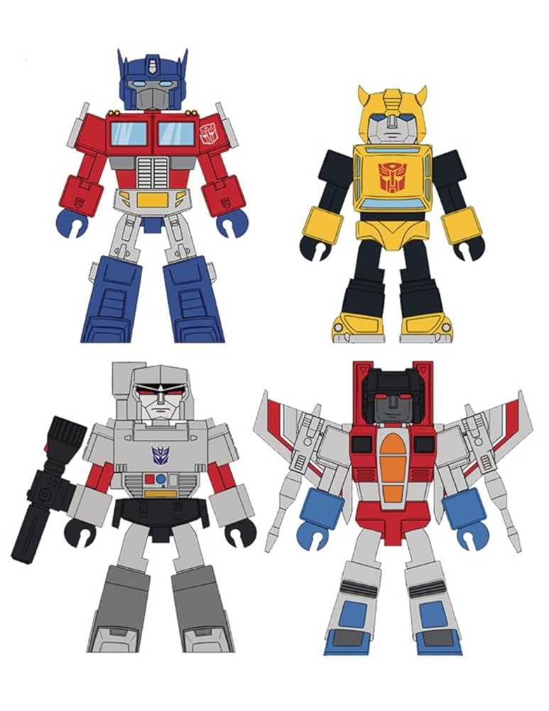 Transformers Vhs Sdcc Exclusive Minimates Boxed Set  action figure collectible [Barcode 699788847435] - Main Image 2