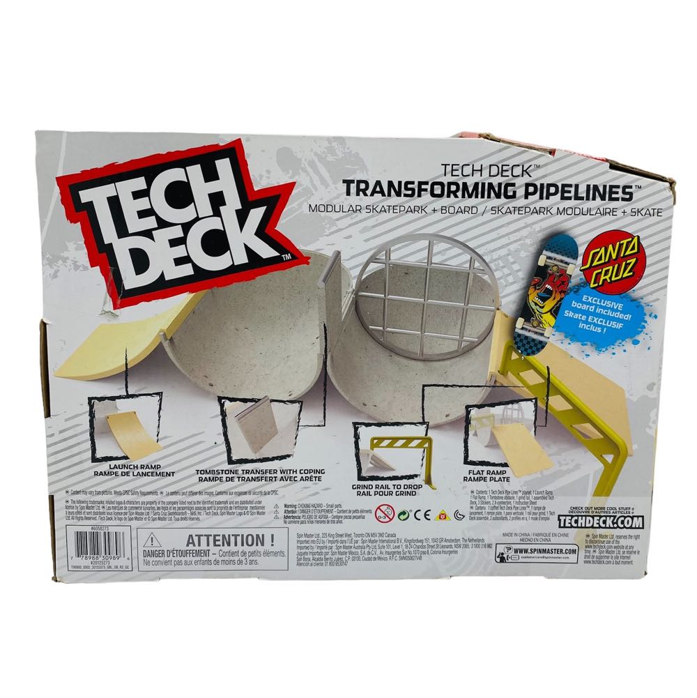 Tech Deck: Transforming Pipelines - Spin Master (Modular Skatepark) action figure collectible - Main Image 4