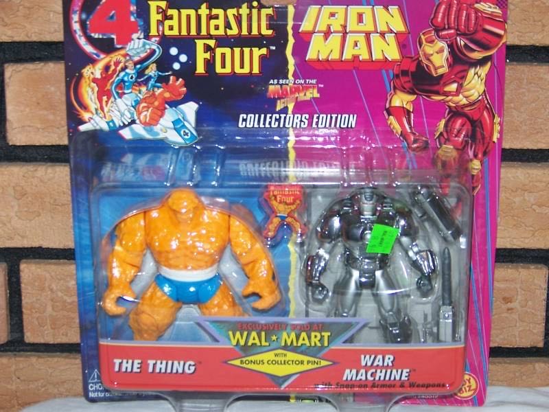 Thing / War Machine - Toy Biz (Fantastic Four) action figure collectible - Main Image 1