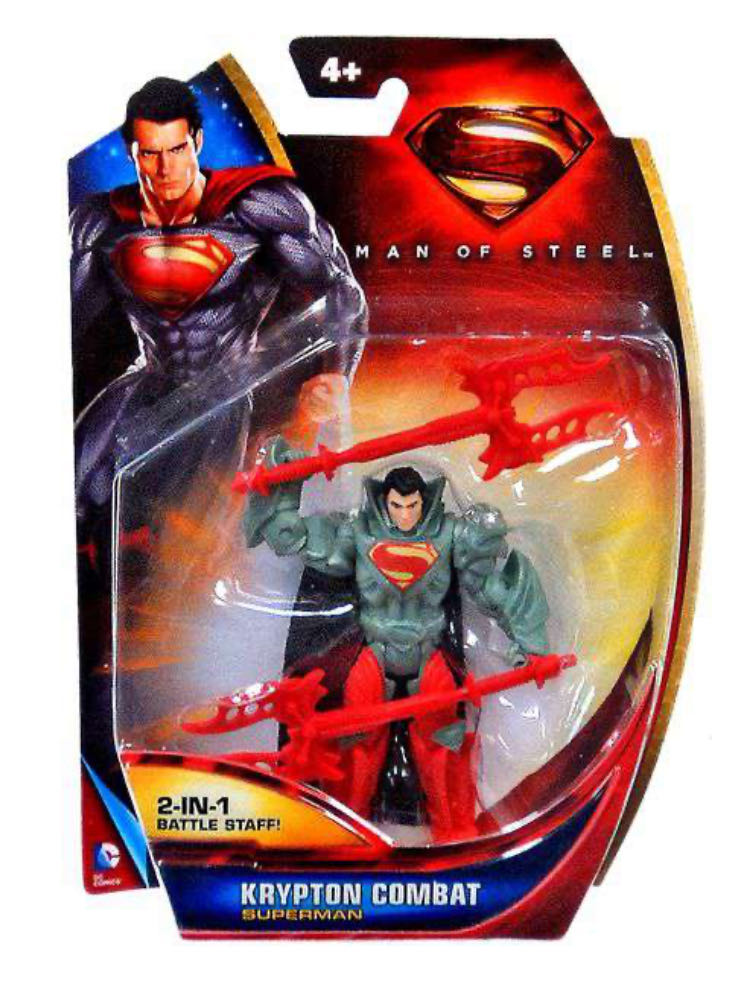 DC: Superman, Krypton Combat - Mattel (Man Of Steel) action figure collectible - Main Image 3