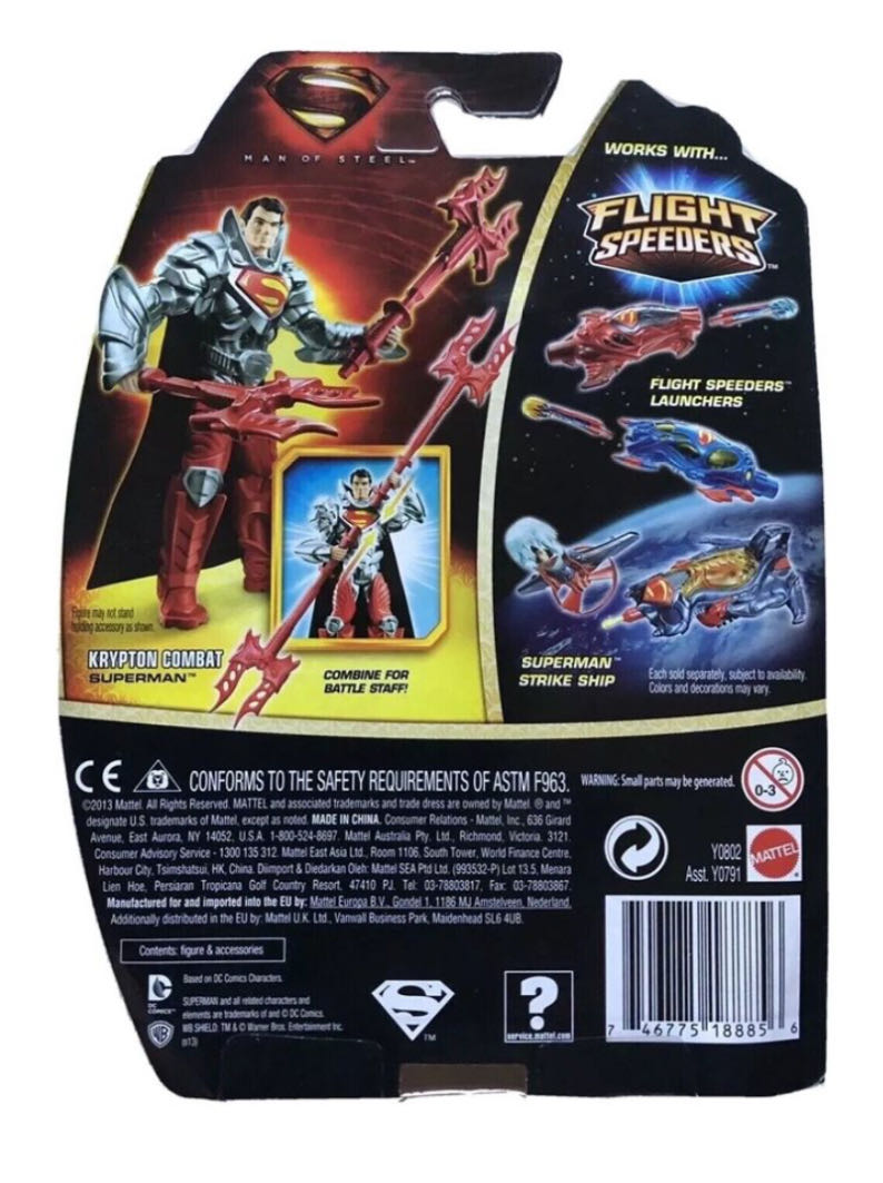 DC: Superman, Krypton Combat - Mattel (Man Of Steel) action figure collectible - Main Image 4