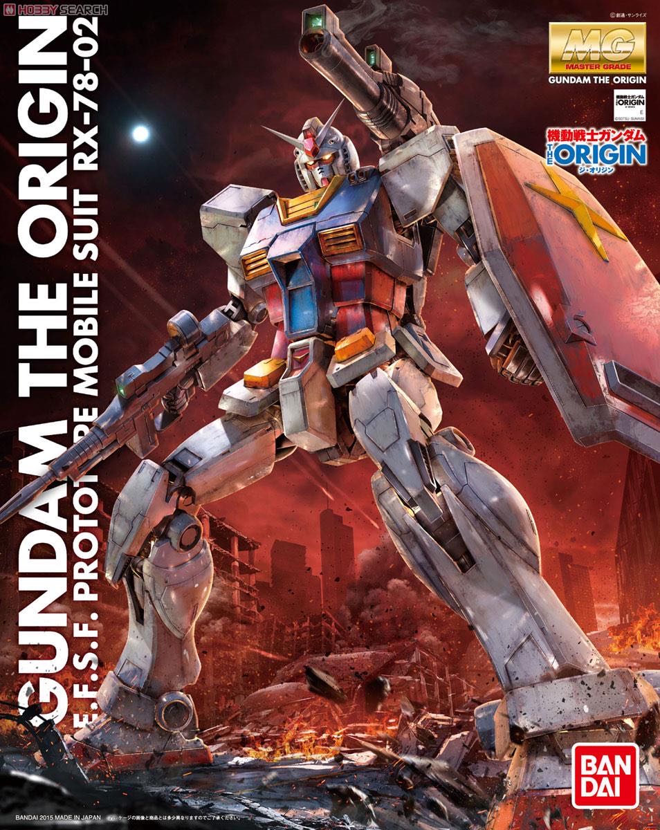 MG Gundam Rx-78-2 The Origin Ver.  - Bandai (Gundam) action figure collectible - Main Image 2