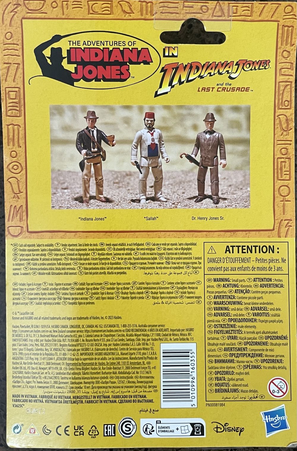 Dr. Henry Jones Sr. - Hasbro (Last Crusade) action figure collectible [Barcode 5010996160355] - Main Image 2