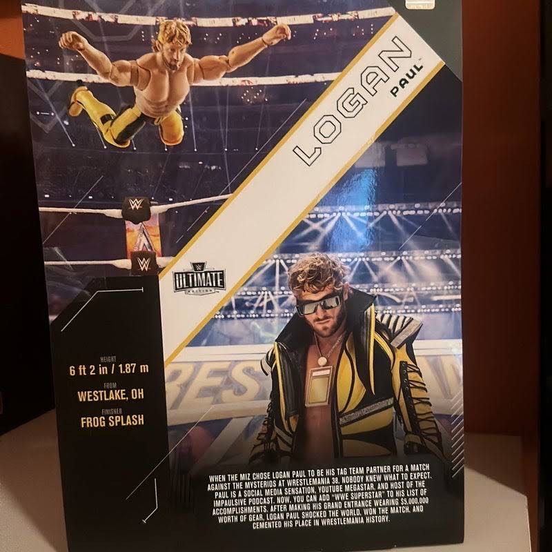 Logan Paul - Mattel (WWE Mattel Creations Exclusive Ultimate Logan Paul) action figure collectible [Barcode 194735159178] - Main Image 4