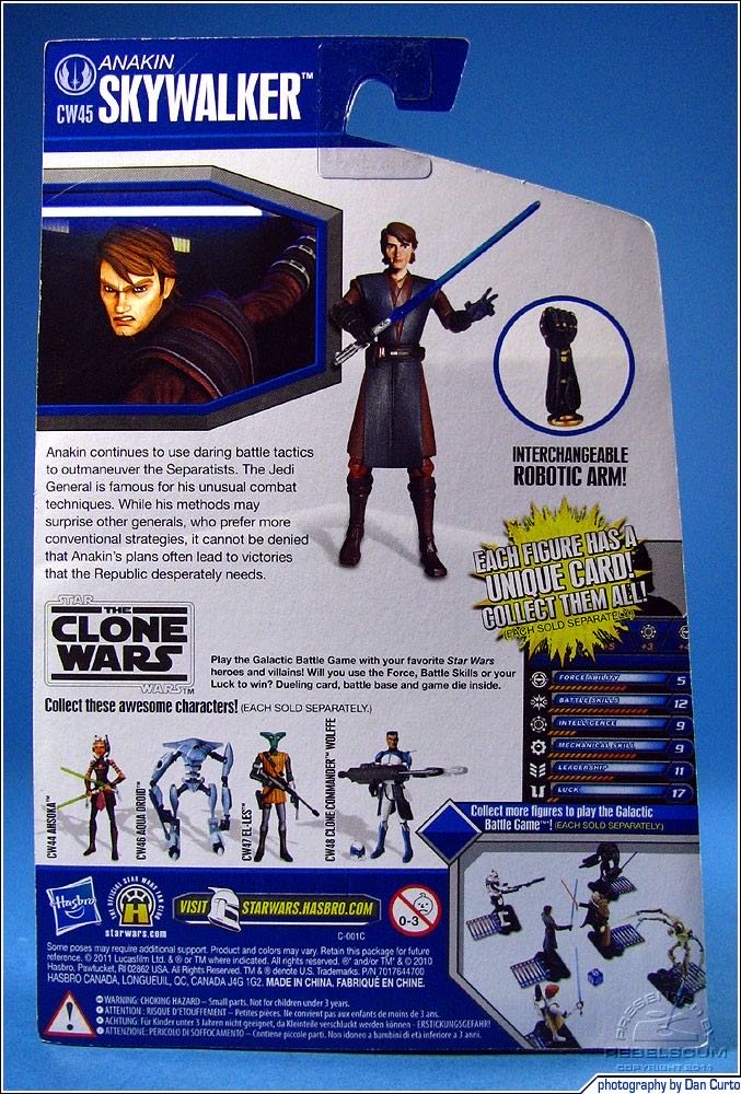 Star Wars: Anakin Skywalker (CW45) - Hasbro (Star Wars: The Clone Wars) action figure collectible - Main Image 3