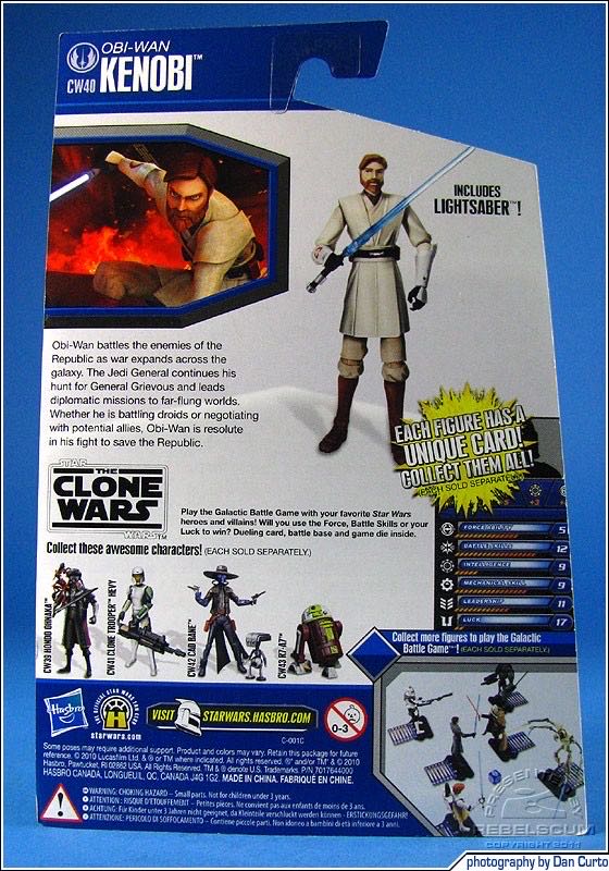 Star Wars: Obi-Wan Kenobi (CW40) - Hasbro (Star Wars: The Clone Wars) action figure collectible - Main Image 3