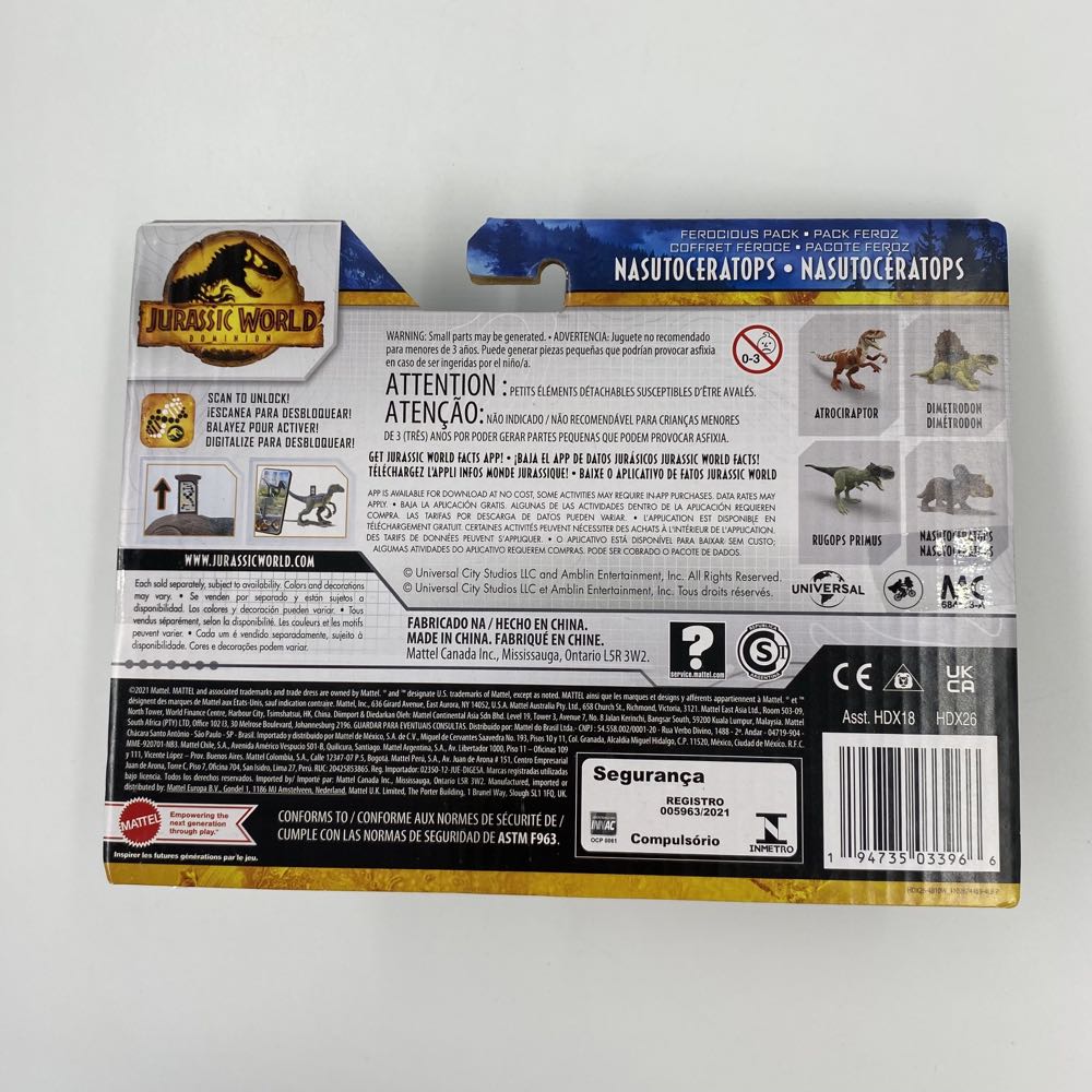 Jurassic World: Nasutoceratops - Mattel (Jurassic World Dominion) action figure collectible - Main Image 4