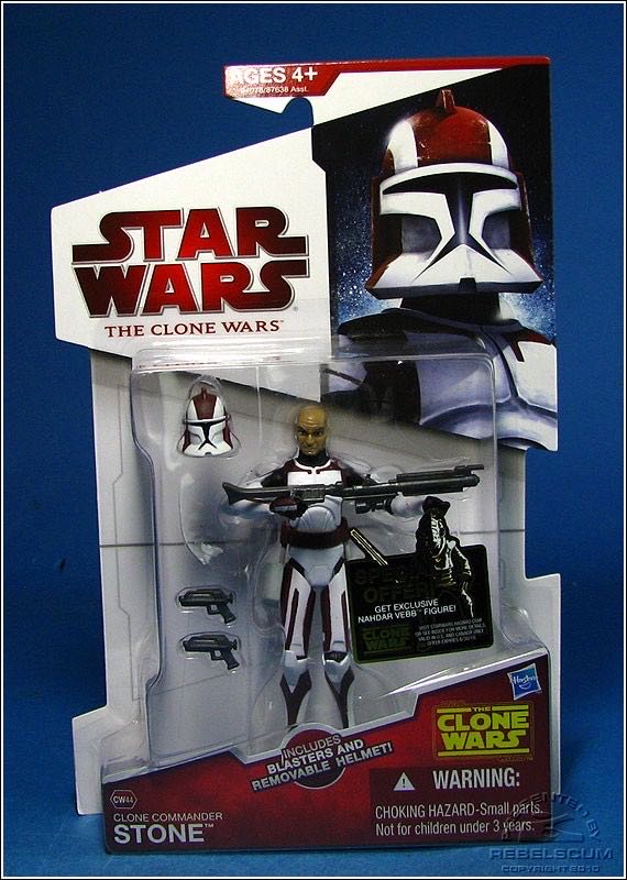 Legacy CW44 - Clone Commander Stone - Hasbro (Star Wars: The Clone Wars) action figure collectible - Main Image 2