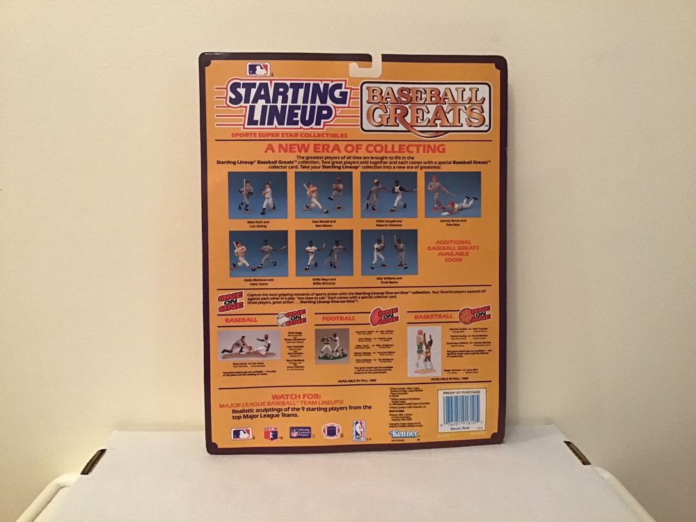 Johnny Bench / Pete Rose - Kenner (Baseball Greats) action figure collectible - Main Image 2