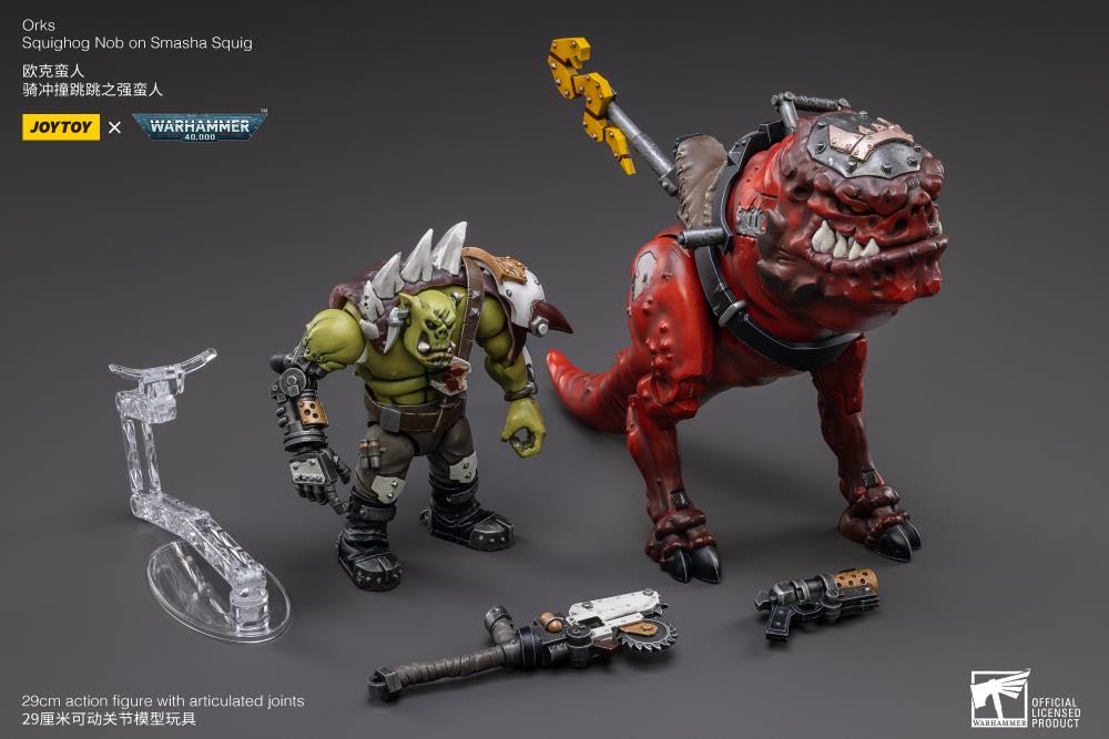 Ork - Squighog Nob on Smasha Squig - Joy Toy (Warhammer 40K) action figure collectible - Main Image 4