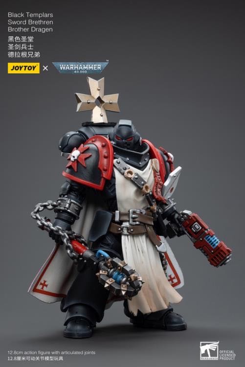 Black Templars - Sword Brethren Brother Dragen - Joy Toy (Warhammer 40K) action figure collectible - Main Image 2